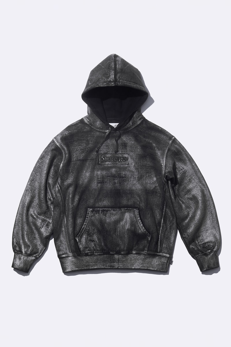 Supreme x MM6 Maison Margiela Spring 2024 Collaboration Lookbook release info streetwear box hoodie bike chain box t-shirt varsity jacket skate receipt wallet deck bike chain accessories suits
