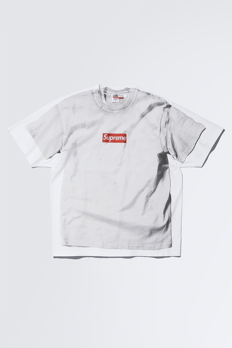 Supreme x MM6 Maison Margiela Spring 2024 Collaboration Lookbook release info streetwear box hoodie bike chain box t-shirt varsity jacket skate receipt wallet deck bike chain accessories suits