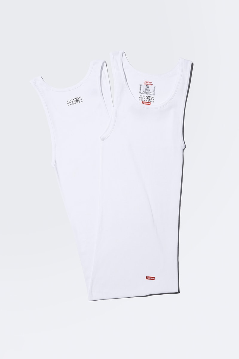 Supreme x MM6 Maison Margiela Spring 2024 Collaboration Lookbook release info streetwear box hoodie bike chain box t-shirt varsity jacket skate receipt wallet deck bike chain accessories suits