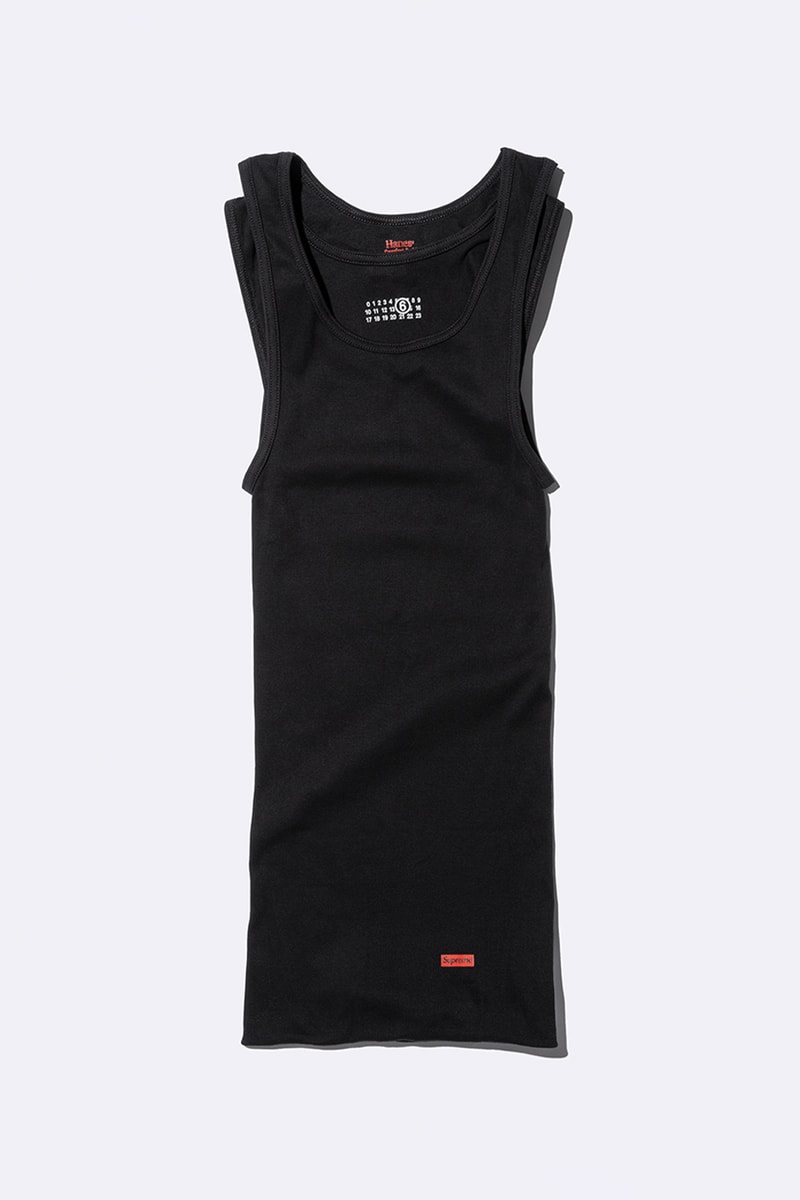 Supreme x MM6 Maison Margiela Spring 2024 Collaboration Lookbook release info streetwear box hoodie bike chain box t-shirt varsity jacket skate receipt wallet deck bike chain accessories suits