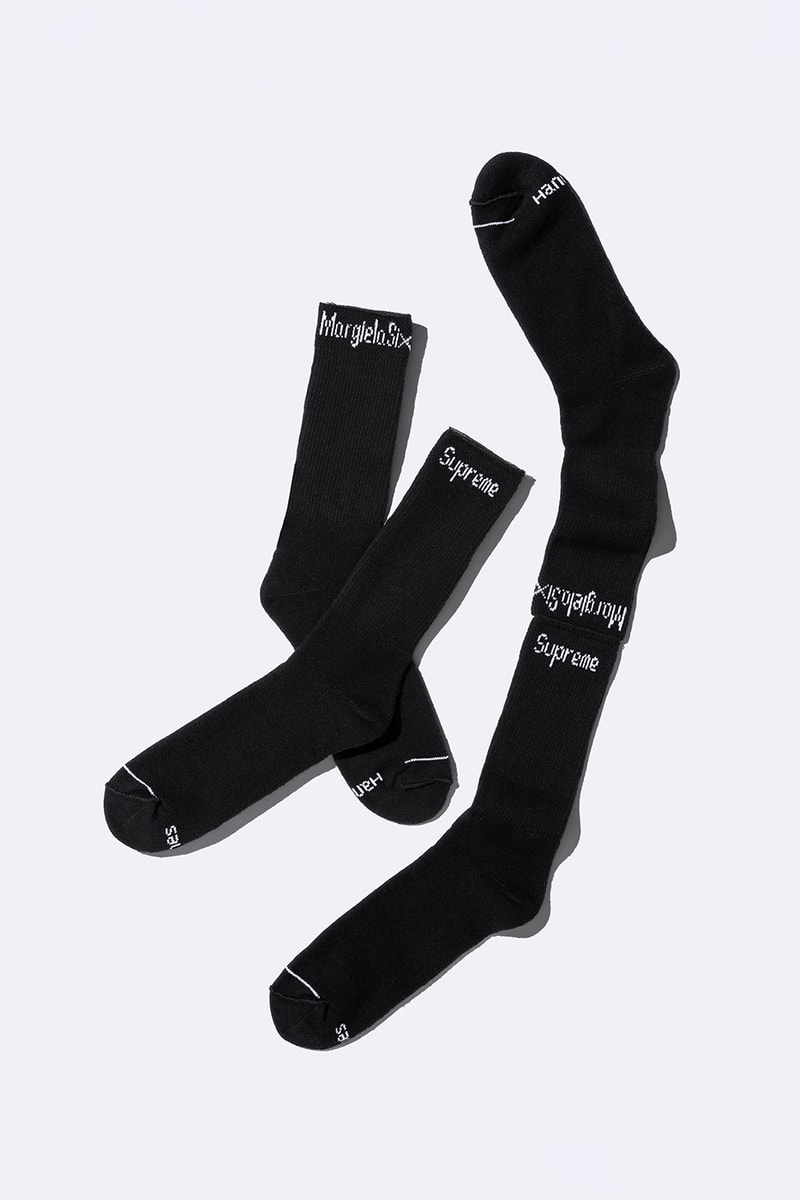 Supreme x MM6 Maison Margiela Spring 2024 Collaboration Lookbook release info streetwear box hoodie bike chain box t-shirt varsity jacket skate receipt wallet deck bike chain accessories suits
