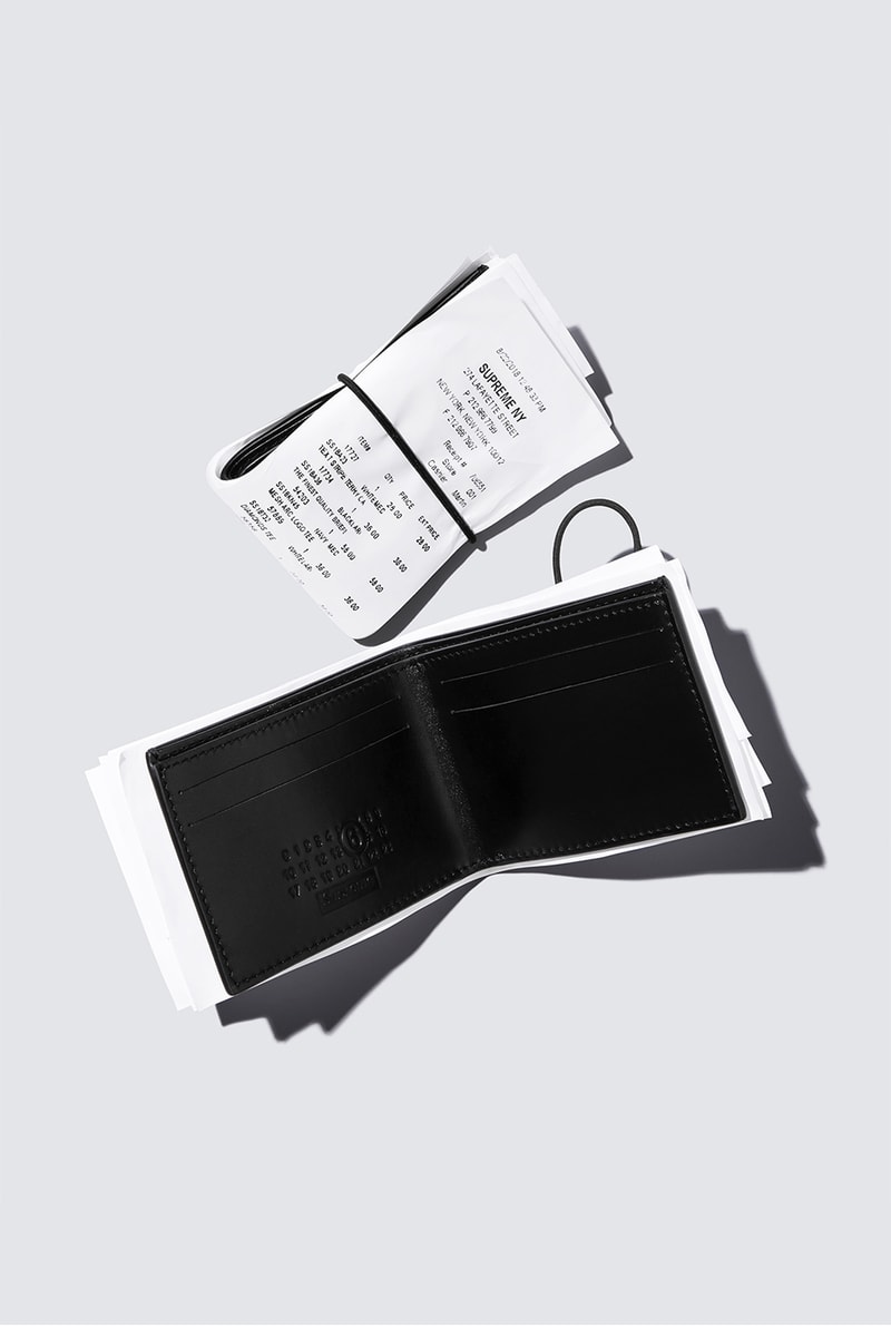 Supreme x MM6 Maison Margiela Spring 2024 Collaboration Lookbook release info streetwear box hoodie bike chain box t-shirt varsity jacket skate receipt wallet deck bike chain accessories suits