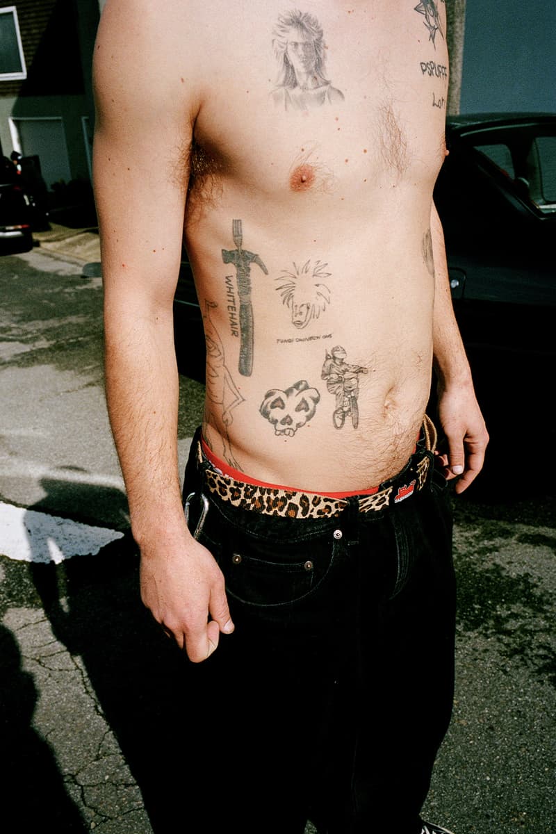 Supreme x Toy Machine Spring 2024 Collaboration t-shirts hoodies Mike Vallely skateboarder Huntington Beach, California Ed Templeton welcome to hell Thomas, Brian Anderson, Elissa Steamer, Donny Barley, Mike Maldonado and Chad Musk sweater work pants