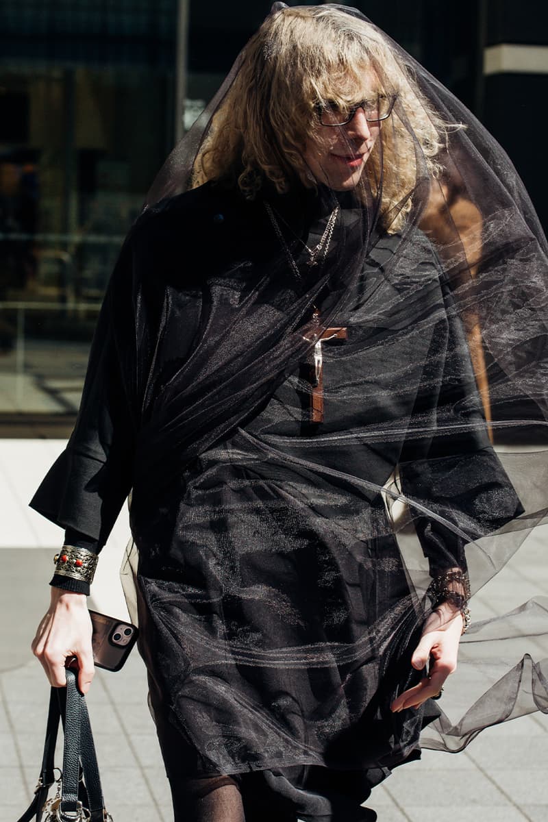 Tokyo Fashion Week FW24 Street Style japan harajuku outfits industry comme des garcons sacai yohji yamamoto undercover junya watanabe rick owens