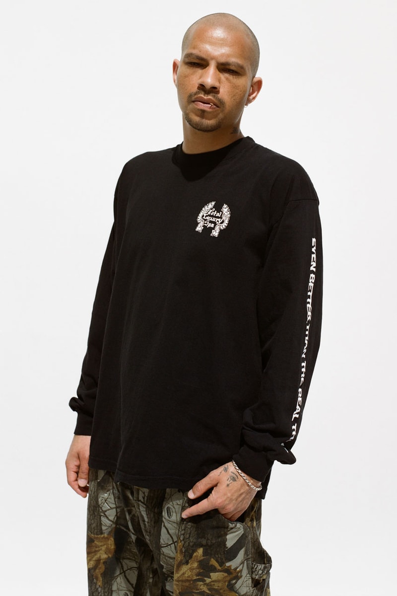Total Luxury Spa x Whitney Museum Is 'Even Better Than The Real Thing' biennial capsule collab collaboration collection purchase tickets los angeles streetwear la california graphic tees hoodies exhibit art artists american new york city nyc manhattan gansevoort in store online