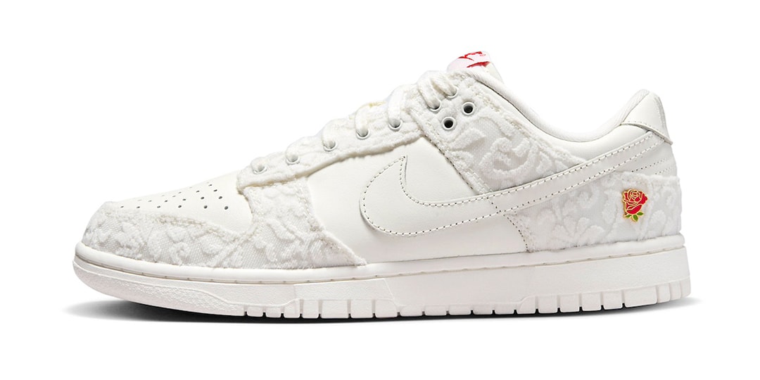 The Floral Heel Pin on the Nike Dunk Low Will Remind You to “Give Her Flowers”