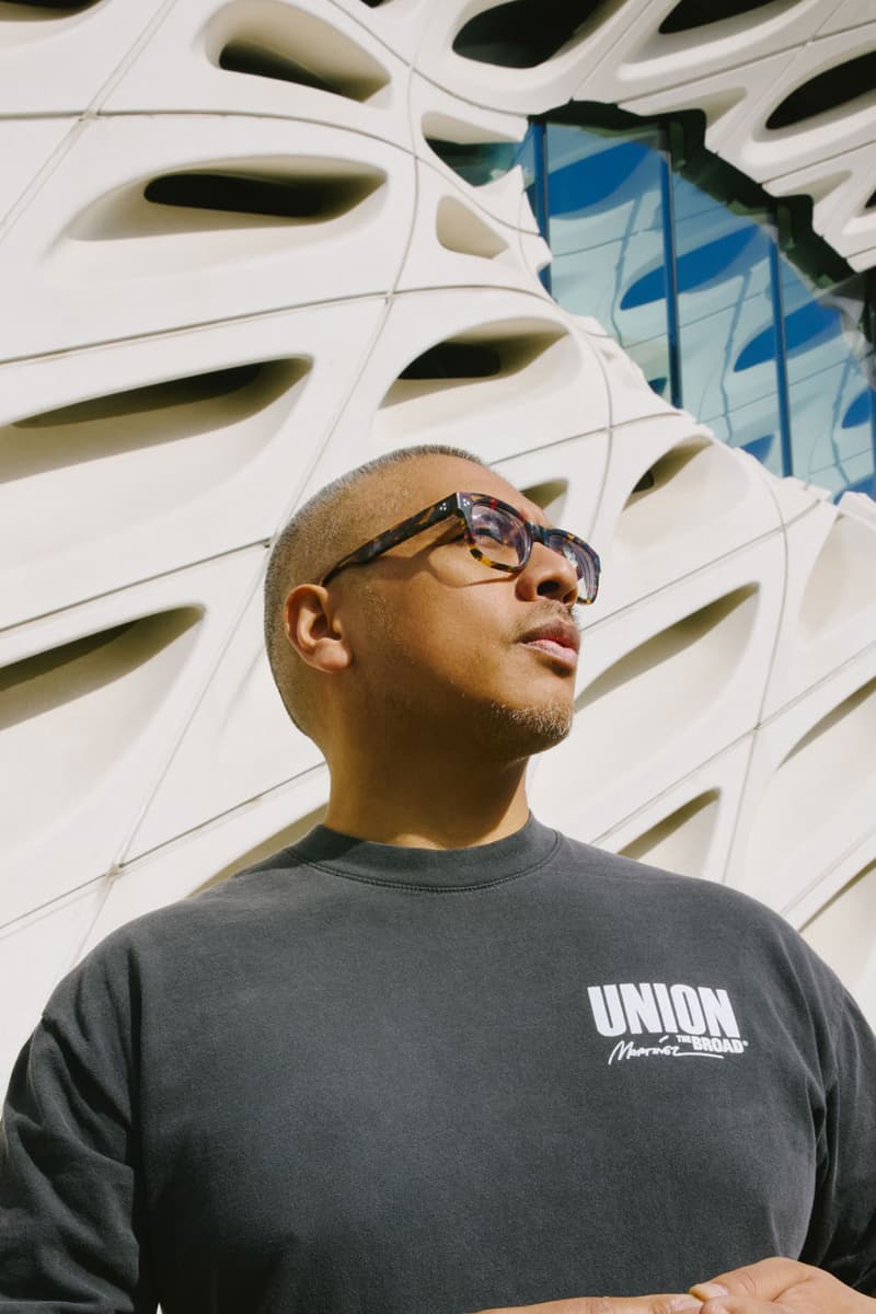 Union LA x The Broad Pay Homage to Patrick Martinez collab collaboration capsule collection link drop release museum los angeles la california southern california artist immigrants seeds neon art light piece Desire, Knowledge, and Hope (with Smog) exhibition tickets