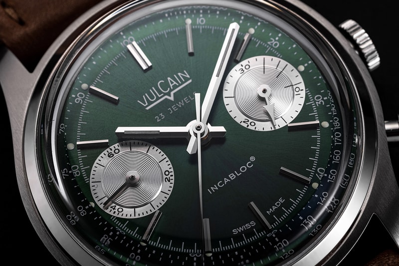 Vulcain Chronograph 1970s British Racing Green Dial Release Info