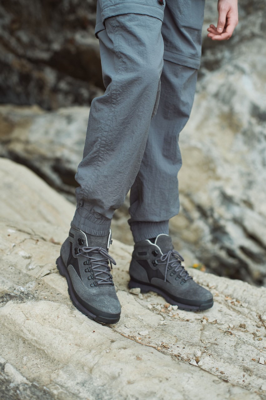 White Mountaineering Teams Up With Timberland to Rework Three Classic Models footwear sneaker shoe 3 eye lug classic motion scramble euro hiker this is out outdoors timb boots 6 inch hike range lookbook