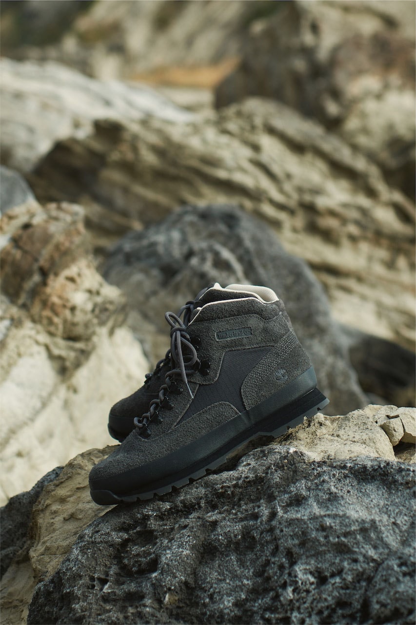 White Mountaineering Teams Up With Timberland to Rework Three Classic Models footwear sneaker shoe 3 eye lug classic motion scramble euro hiker this is out outdoors timb boots 6 inch hike range lookbook