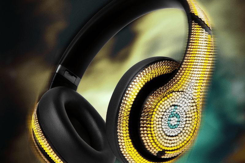 Take a Closer Look at WINDOWSEN's Crystal-Covered Beats Collaboration