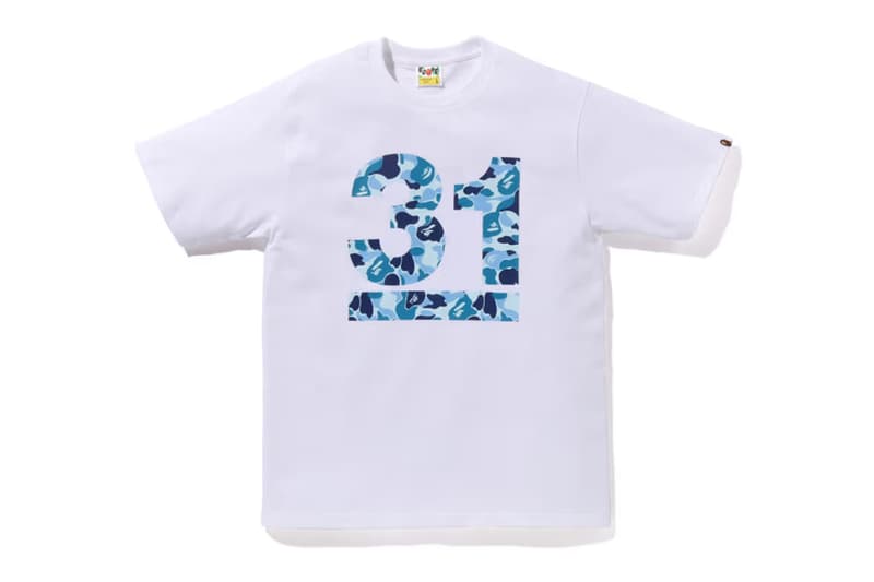 BAPE Celebrates 31st Anniversary With Tee Capsule Fashion