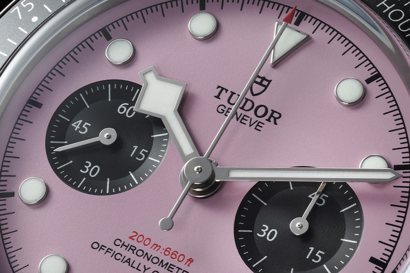Tudor Reveals Limited Edition Inter Miami-Inspired Black Bay Chronograph watch pink jay chou soccer football club florida