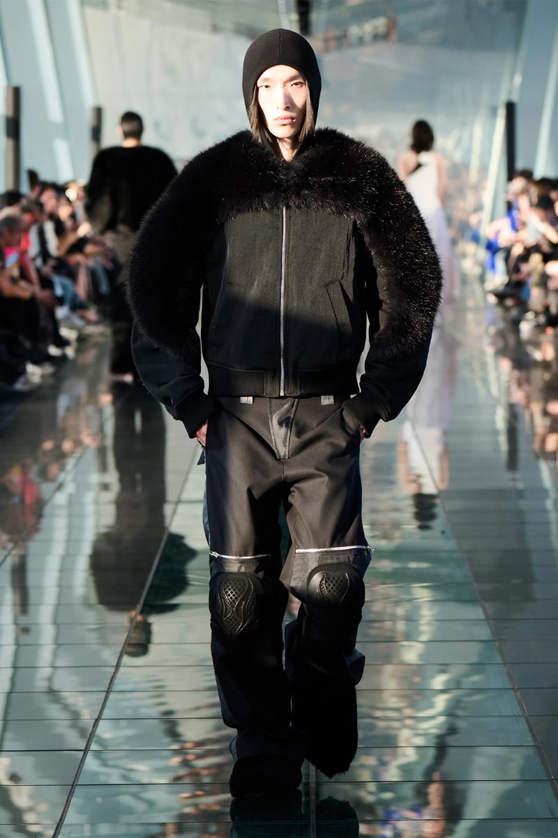 Dion Lee Fall 2024 Sculpts Utilitarian Silhouettes for the Future Shanghai Fashion Week RTW ready to wear runway collection dune inspired unisex sculptures suits stars moon motif blazers destruction creation