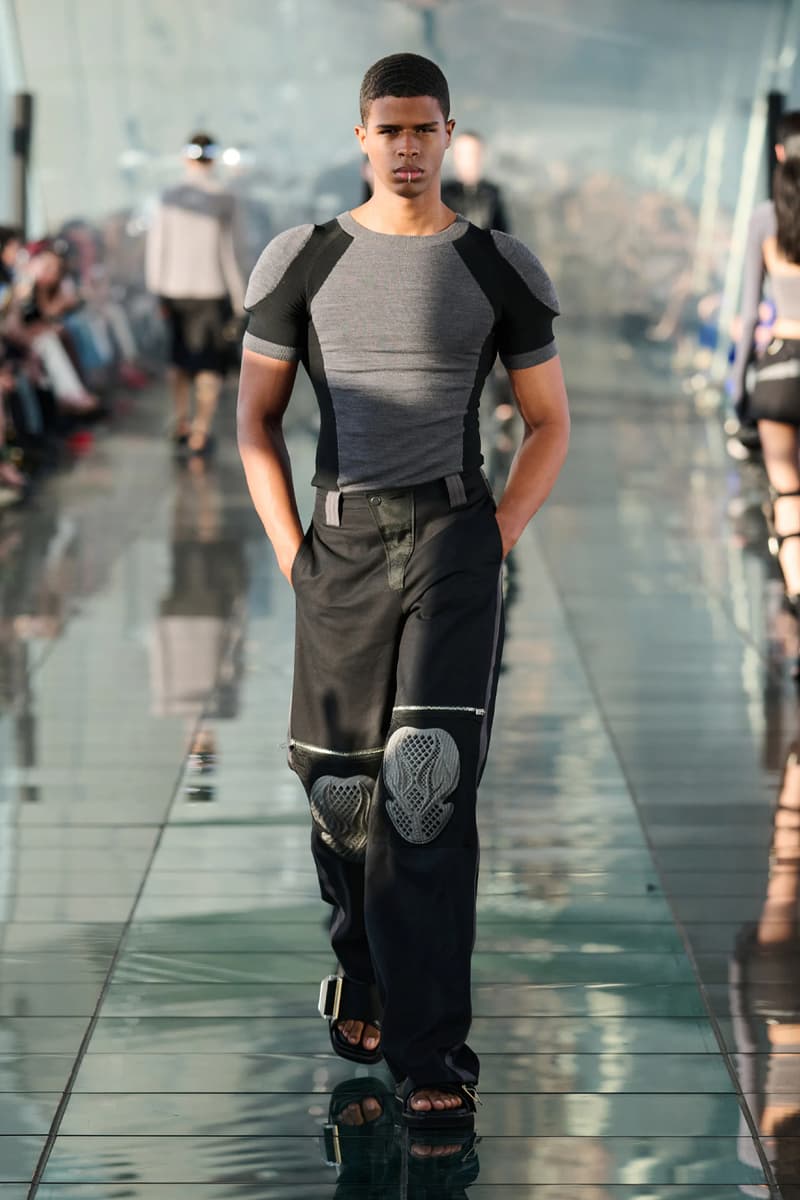 Dion Lee Fall 2024 Sculpts Utilitarian Silhouettes for the Future Shanghai Fashion Week RTW ready to wear runway collection dune inspired unisex sculptures suits stars moon motif blazers destruction creation