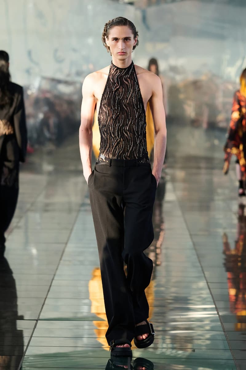 Dion Lee Fall 2024 Sculpts Utilitarian Silhouettes for the Future Shanghai Fashion Week RTW ready to wear runway collection dune inspired unisex sculptures suits stars moon motif blazers destruction creation