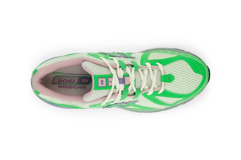 New Balance 1906R "Green/Astral Purple" M1906RVA Green/Astral Purple-Water Cress release info sneakers dad shoes retro future colorful actiona bronson
