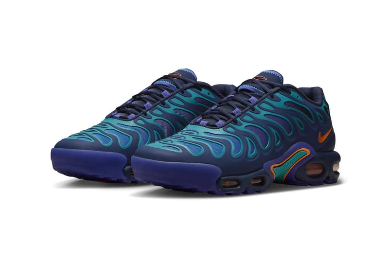 Nike Air Max Plus Drift Surfaces in "Midnight Navy" FD4290-400 release info total orange air max day sneaker comfort swoosh colorful eclectic