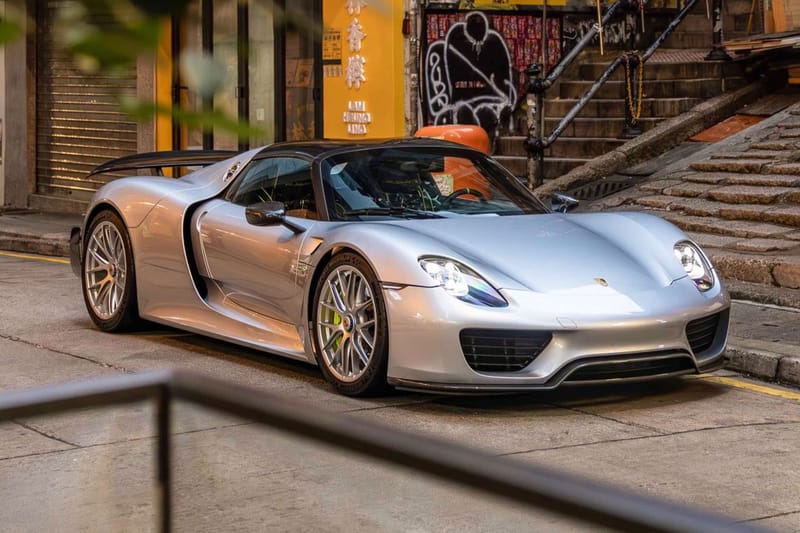 Like-New Porsche 918 "Weissach" Spyder Surfaces at Auction