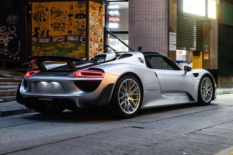 Porsche 918 Weissach Spyder RM Sothebys Hong Kong Auction Info