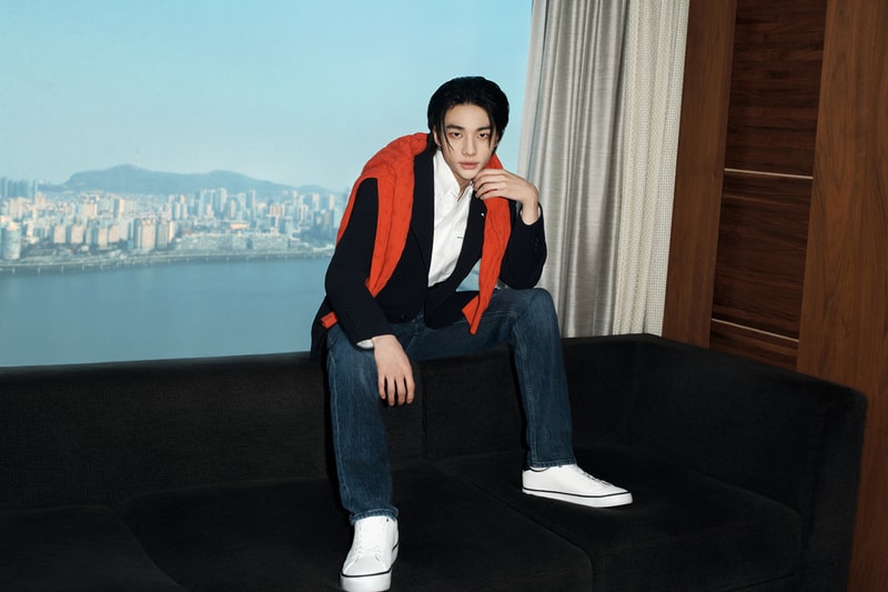 Stray Kids Front Tommy Hilfiger's Spring 2024 Campaign