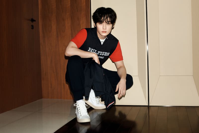 Stray Kids Front Tommy Hilfiger's Spring 2024 Campaign