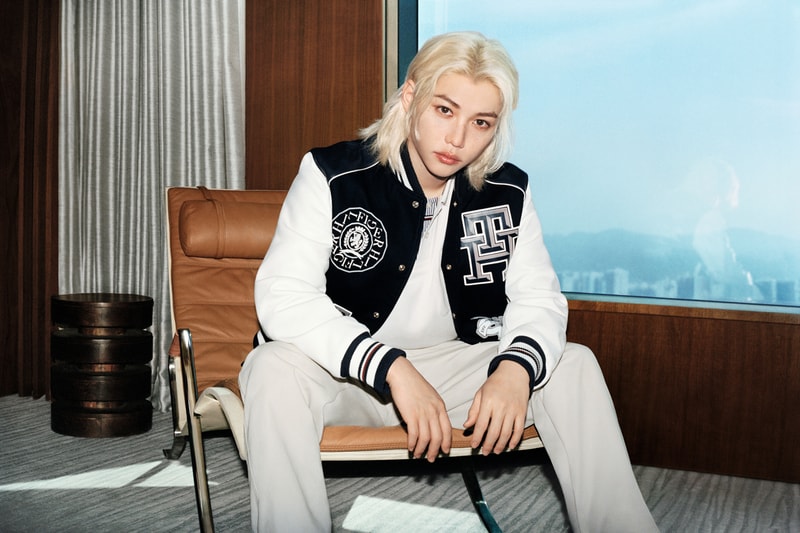 Stray Kids Front Tommy Hilfiger's Spring 2024 Campaign