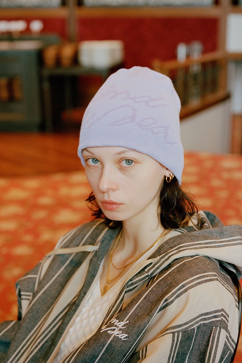 WIND AND SEA Looks to the South of France for SS24 provence clothing collection release link drop store online webstore heads vacation summer spring 2024 jacket shirt merch usd price japan sand natural beauty local colors palatte hue Takashi Kumagai’s streetwear tyrsa graphic design studio lookbook images