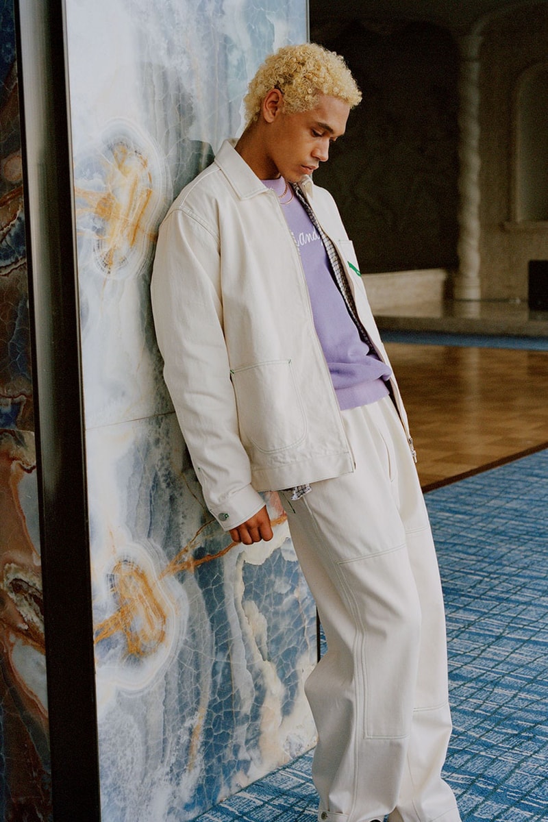 WIND AND SEA Looks to the South of France for SS24 provence clothing collection release link drop store online webstore heads vacation summer spring 2024 jacket shirt merch usd price japan sand natural beauty local colors palatte hue Takashi Kumagai’s streetwear tyrsa graphic design studio lookbook images