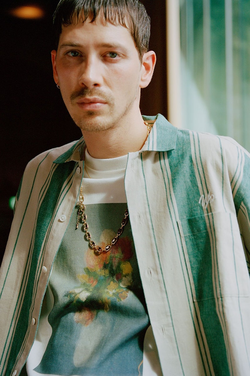 WIND AND SEA Looks to the South of France for SS24 provence clothing collection release link drop store online webstore heads vacation summer spring 2024 jacket shirt merch usd price japan sand natural beauty local colors palatte hue Takashi Kumagai’s streetwear tyrsa graphic design studio lookbook images