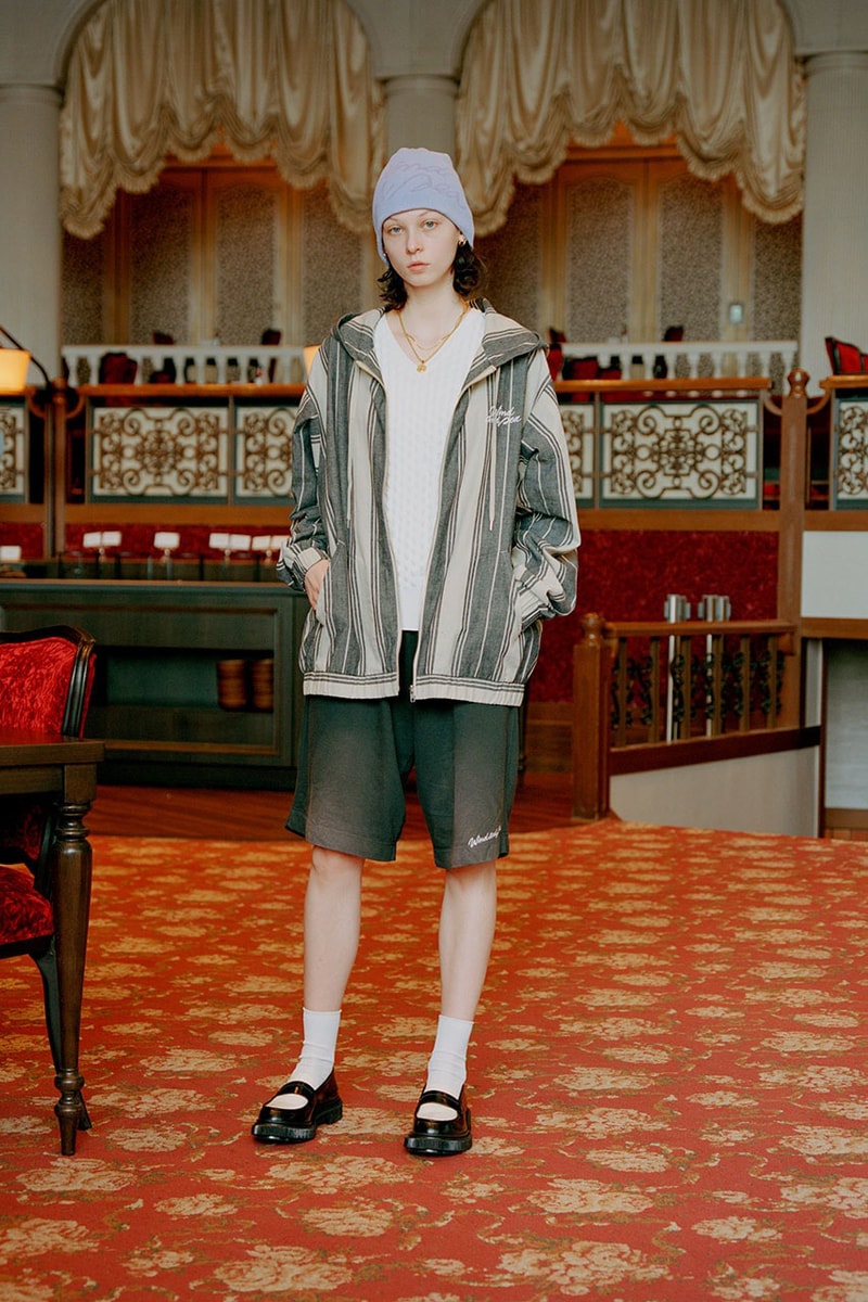 WIND AND SEA Looks to the South of France for SS24 provence clothing collection release link drop store online webstore heads vacation summer spring 2024 jacket shirt merch usd price japan sand natural beauty local colors palatte hue Takashi Kumagai’s streetwear tyrsa graphic design studio lookbook images