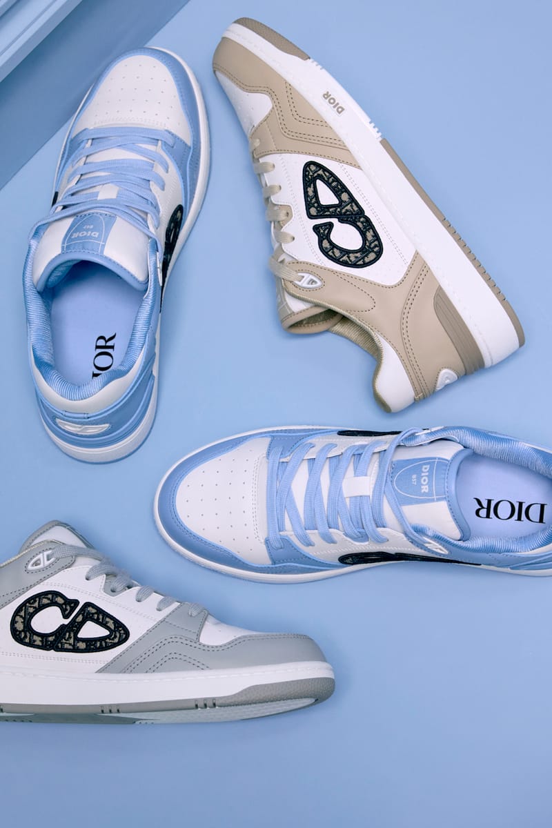 blue dior low top sneakers