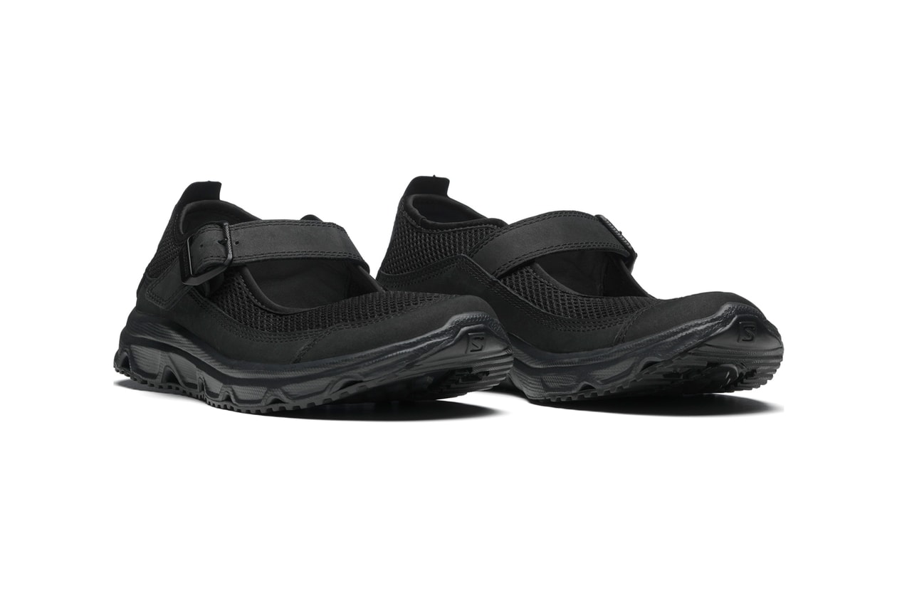 salomon rx mary jane marie jeanne recovery shoe velcro strap black ghost gray teaser monochromatic sandy liang influence