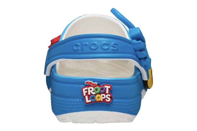 Official Look at the Froot Loops x Crocs Classic Clog 210139-90H multicolor toucan cereal bird