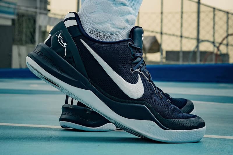 First Look at the Nike Kobe 8 Proto "College Navy" College Navy/White-College Navy kobe bryant vanessa black mamba swoosh nike nba basketball shoes HF9550-400 fall 2024