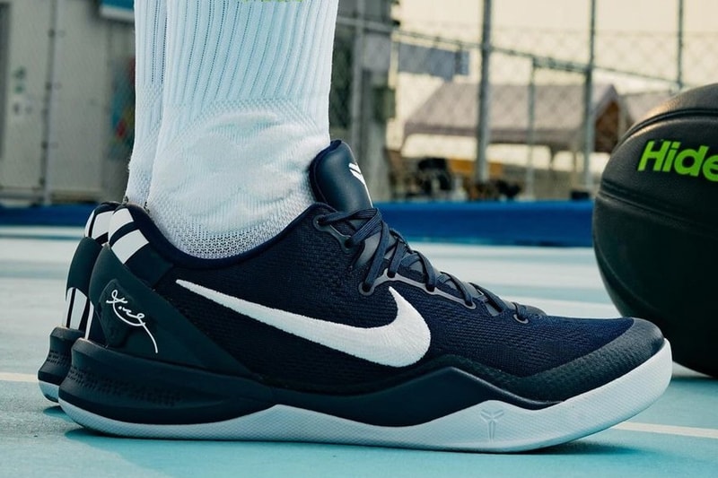First Look at the Nike Kobe 8 Proto "College Navy" College Navy/White-College Navy kobe bryant vanessa black mamba swoosh nike nba basketball shoes HF9550-400 fall 2024