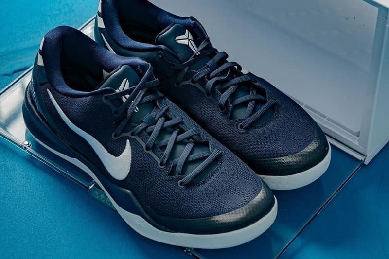 First Look at the Nike Kobe 8 Proto "College Navy" College Navy/White-College Navy kobe bryant vanessa black mamba swoosh nike nba basketball shoes HF9550-400 fall 2024