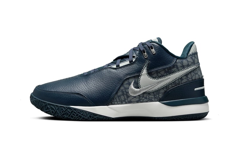 Nike Zoom Lebron NXXT Gen AMPD Surfaces in "Georgetown" FJ1566-400 lebron james collegiate basketball shoe nike swoosh nba los angeles lakers college hoops ncaa national championship