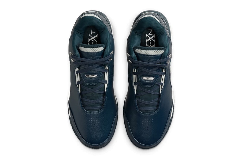 Nike Zoom Lebron NXXT Gen AMPD Surfaces in "Georgetown" FJ1566-400 lebron james collegiate basketball shoe nike swoosh nba los angeles lakers college hoops ncaa national championship
