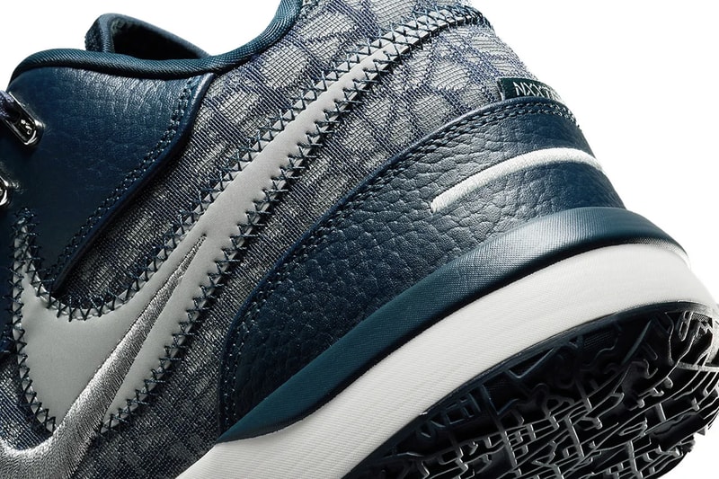 Nike Zoom Lebron NXXT Gen AMPD Surfaces in "Georgetown" FJ1566-400 lebron james collegiate basketball shoe nike swoosh nba los angeles lakers college hoops ncaa national championship