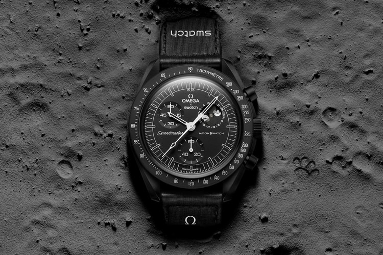 OMEGA and Swatch Debut an All-Black Mission to the Moonphase MoonSwatch