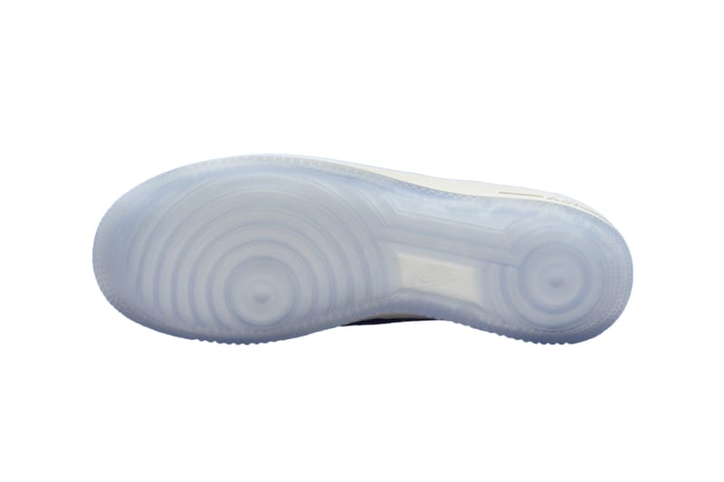 nike air force clear bottom