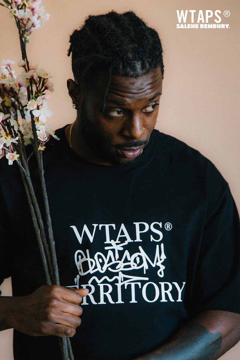 Salehe Bembury Reveals Collaborative WTAPS "Blossom" T-Shirt japan limited edition shirt tokyo sakura season