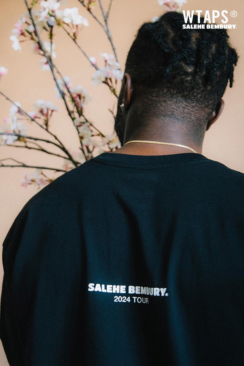 Salehe Bembury Reveals Collaborative WTAPS "Blossom" T-Shirt japan limited edition shirt tokyo sakura season