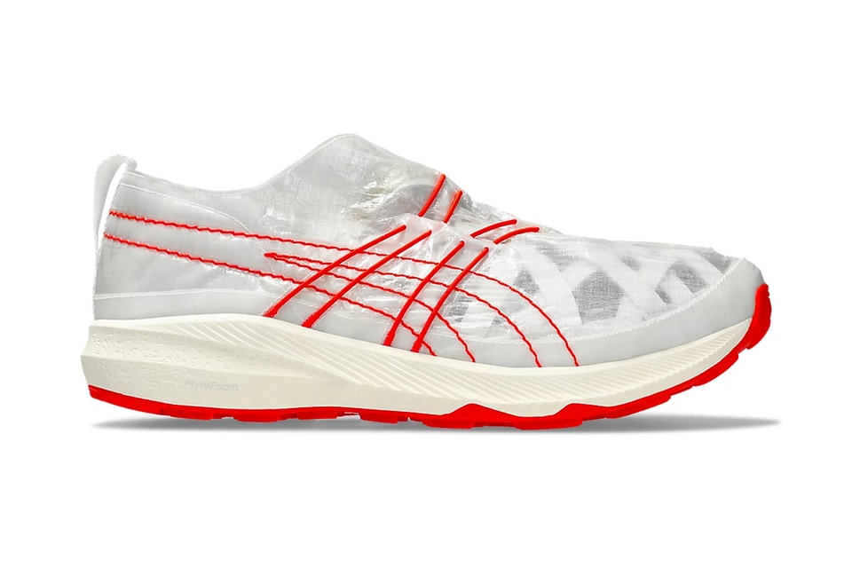 ASICS Kengo Kuma Archisite ORU White/Red Collaboration | Hypebeast 