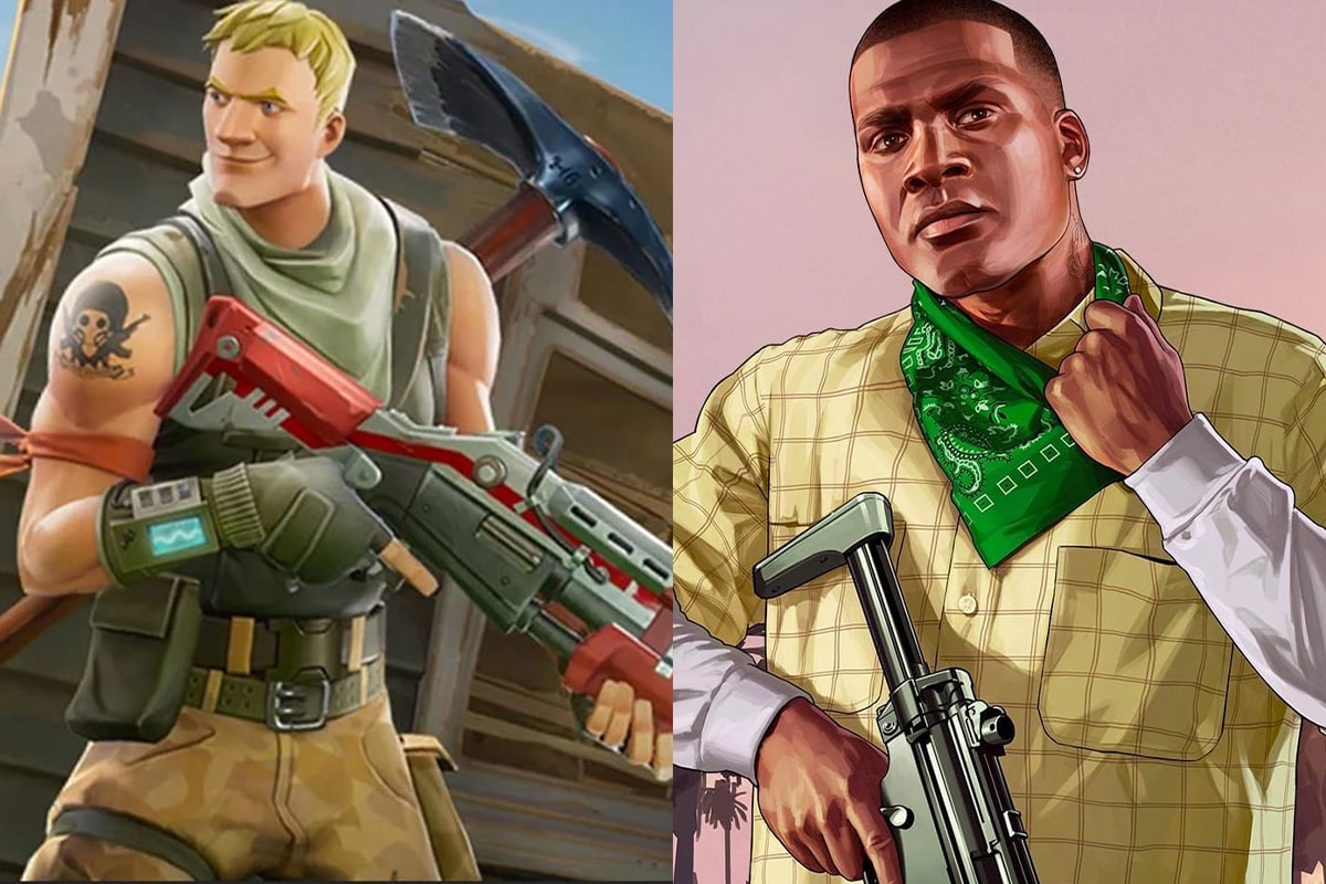 Fortnite grand theft auto v call of duty Most-Played Video Games 2023