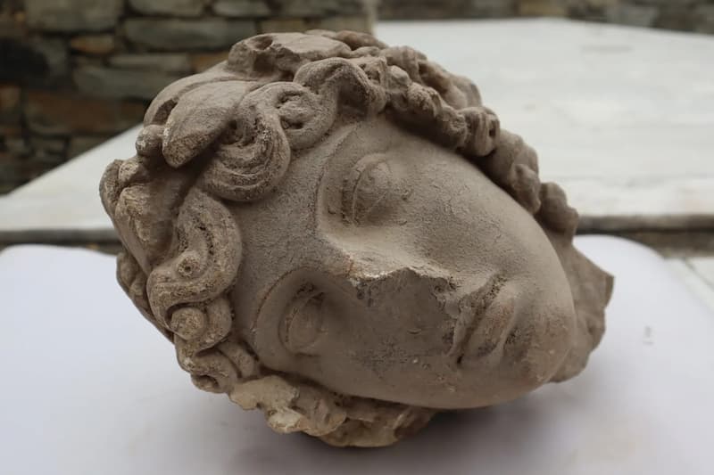 apollo bust discovery archaeology