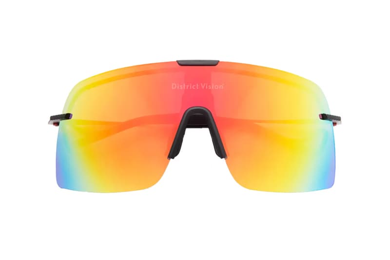 District Vision $635 USD Yusuke Alpine Blade Ti Performance Sunglasses shades two wheeled sports winter snowboarding skiing running glasses