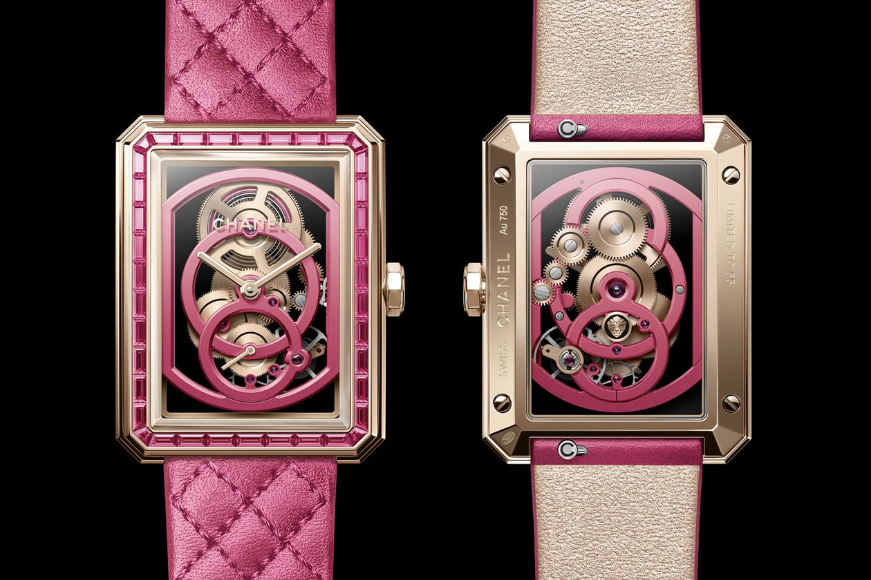 Chanel Watches & Wonders 2024 Novelties Info J12 DIAMOND TOURBILLON CALIBER 5 WATCH J12 X-RAY PINK EDITION WATCH BOY·FRIEND SKELETON X-RAY PINK EDITION WATCH