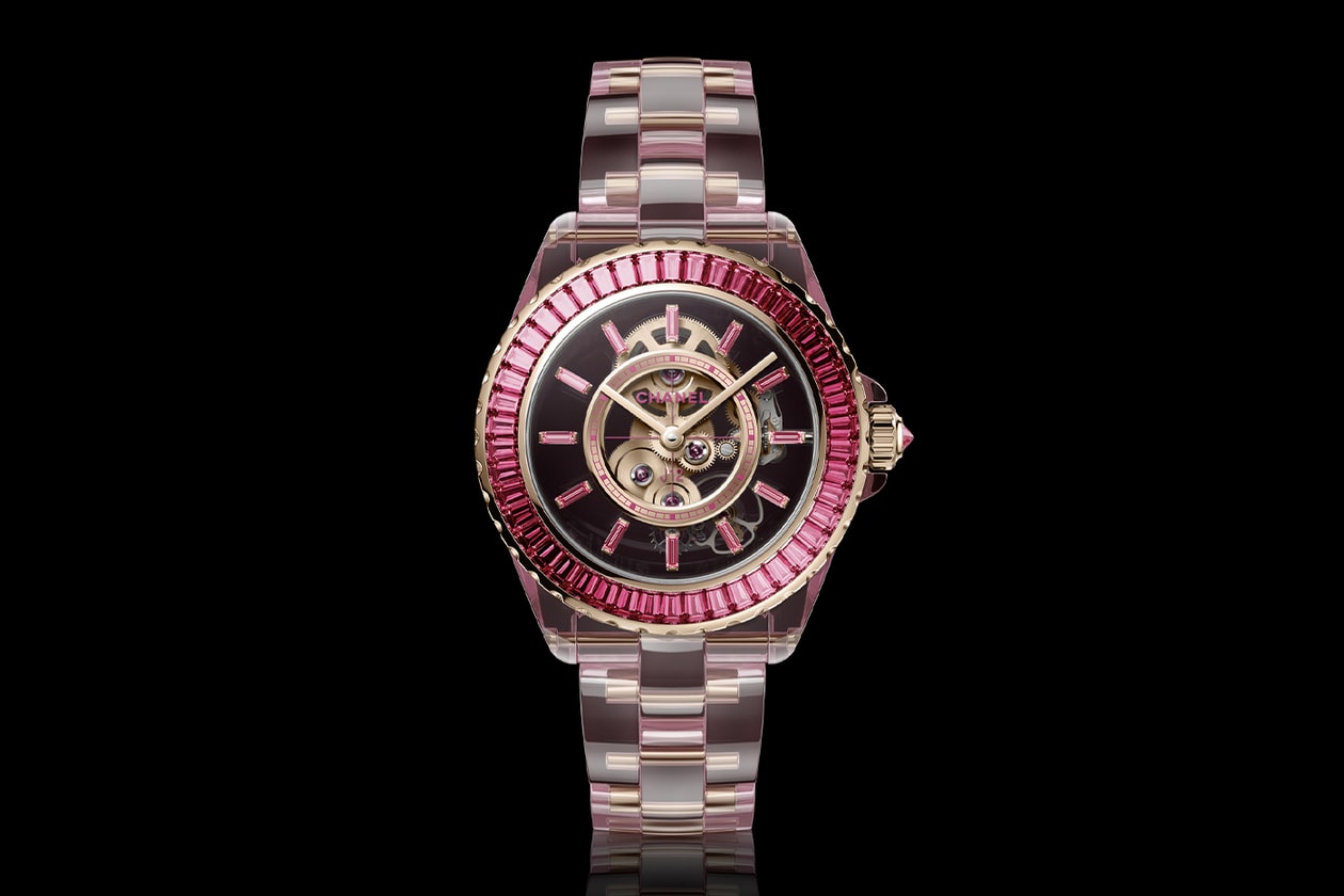 Chanel Watches & Wonders 2024 Novelties Info J12 DIAMOND TOURBILLON CALIBER 5 WATCH J12 X-RAY PINK EDITION WATCH BOY·FRIEND SKELETON X-RAY PINK EDITION WATCH